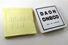 Embossed Stickers